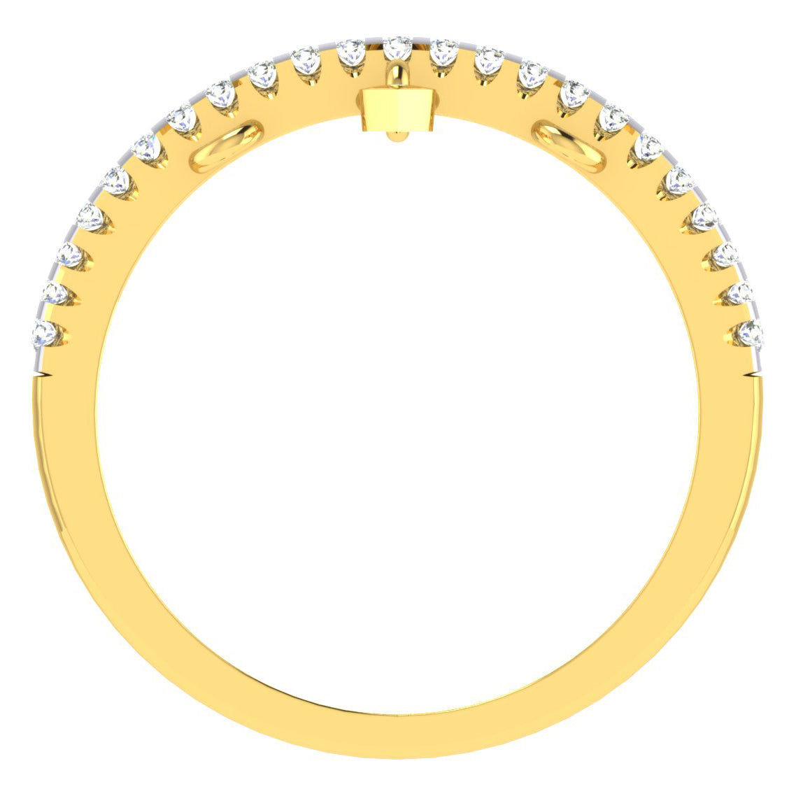 Regal Ruby Reverie 14Kt Diamond Ring