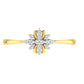 Prismatic Perfection 14Kt Diamond Ring