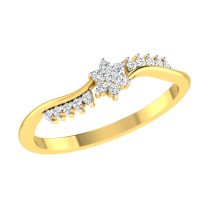 Shimmering Stardust Sparkle 18Kt Diamond Ring