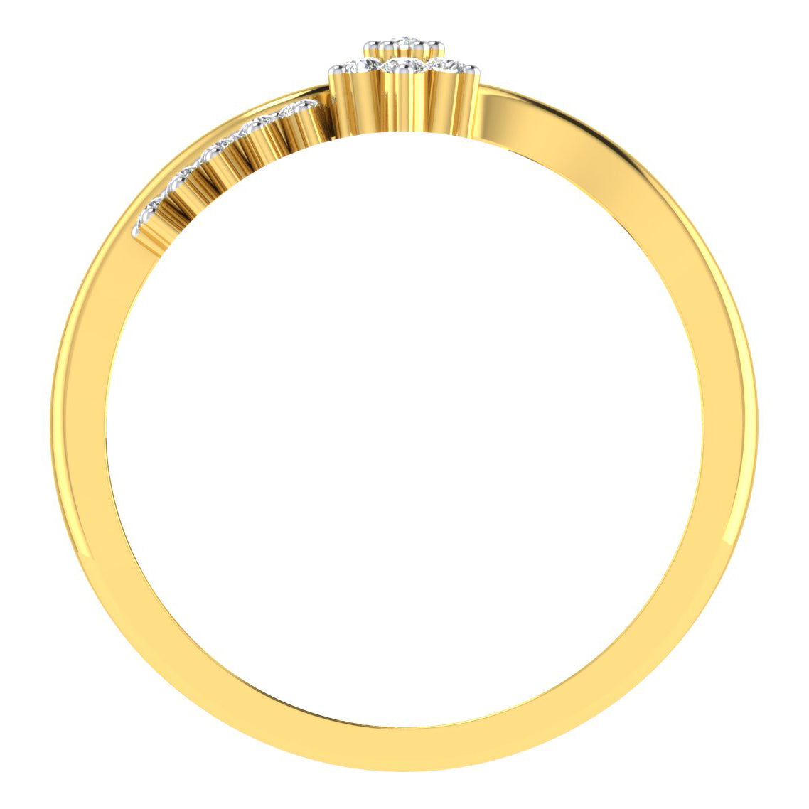 Shimmering Stardust Sparkle 18Kt Diamond Ring