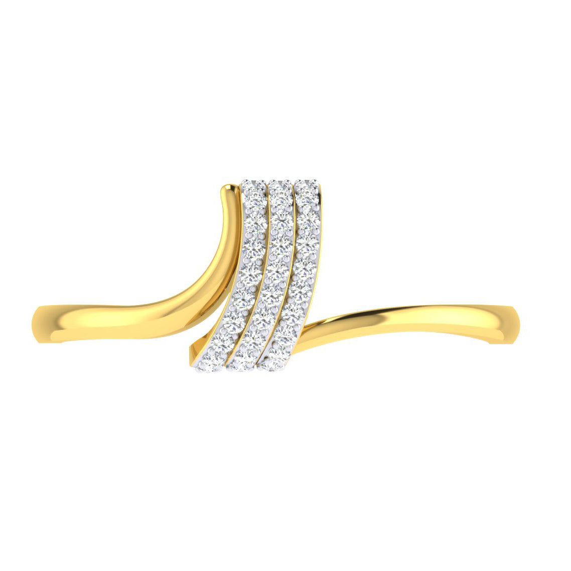 Radiant Reflections 18Kt Diamond Ring