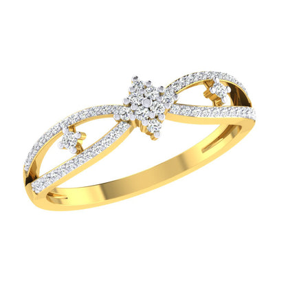 Mystical Midnight Whisper 14Kt Diamond Ring