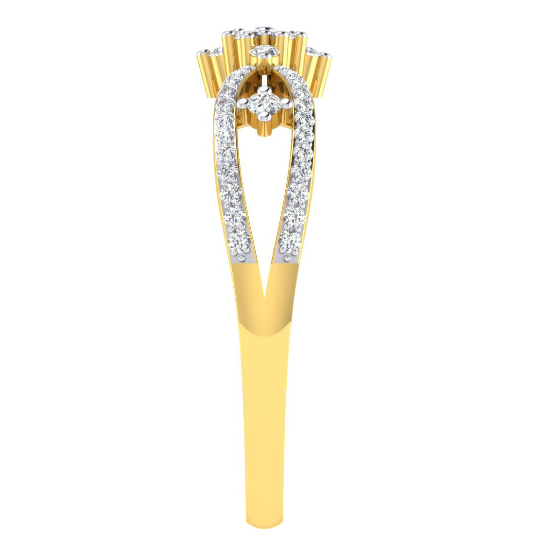 Mystical Midnight Whisper 18Kt Diamond Ring