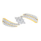 Lustrous Lagoon Luminary 18Kt Diamond Ring