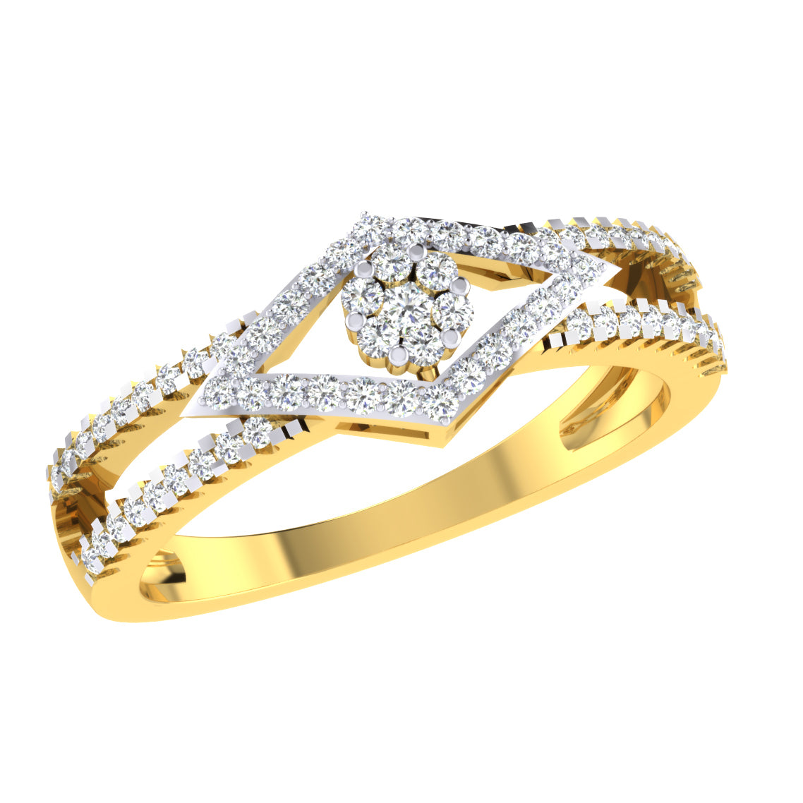 Opalescent Odyssey 18Kt Diamond Ring