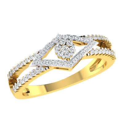 Opalescent Odyssey 14Kt Diamond Ring