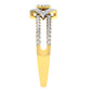 Opalescent Odyssey 14Kt Diamond Ring