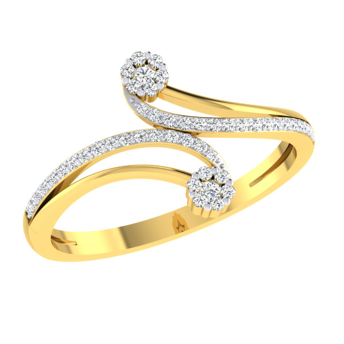 Ember Enchantment Essence 18Kt Diamond Ring