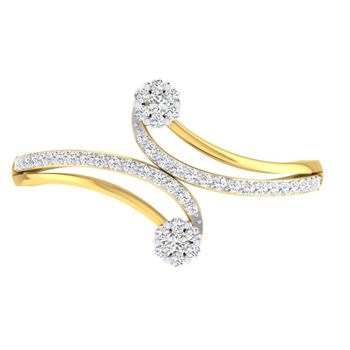 Ember Enchantment Essence 18Kt Diamond Ring