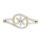 Enigmatic Elegance Ethereal 14Kt Diamond Ring