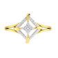 Aurora Azure Allure 14Kt Diamond Ring
