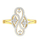 Celestial Siren Symphony 14Kt Diamond Ring