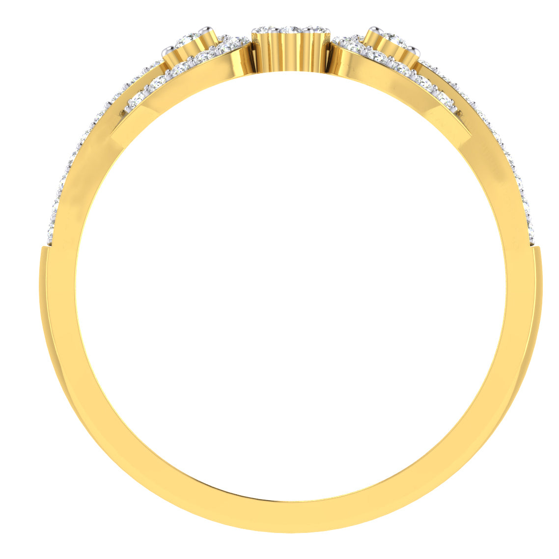 Radiant Rose Radiance 14Kt Diamond Ring