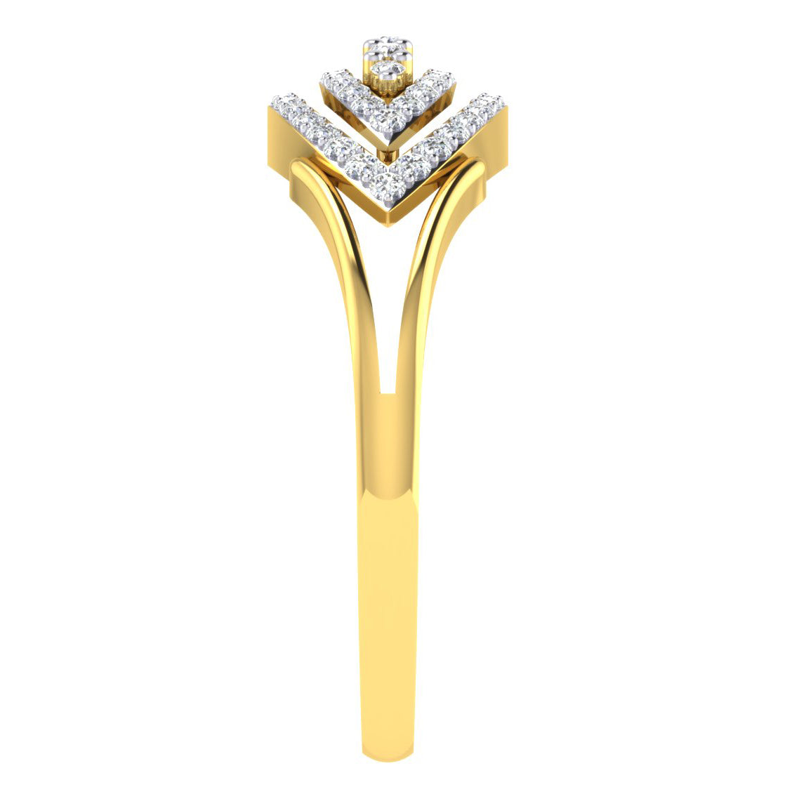 Moonlit Mosaic 18Kt Diamond Ring