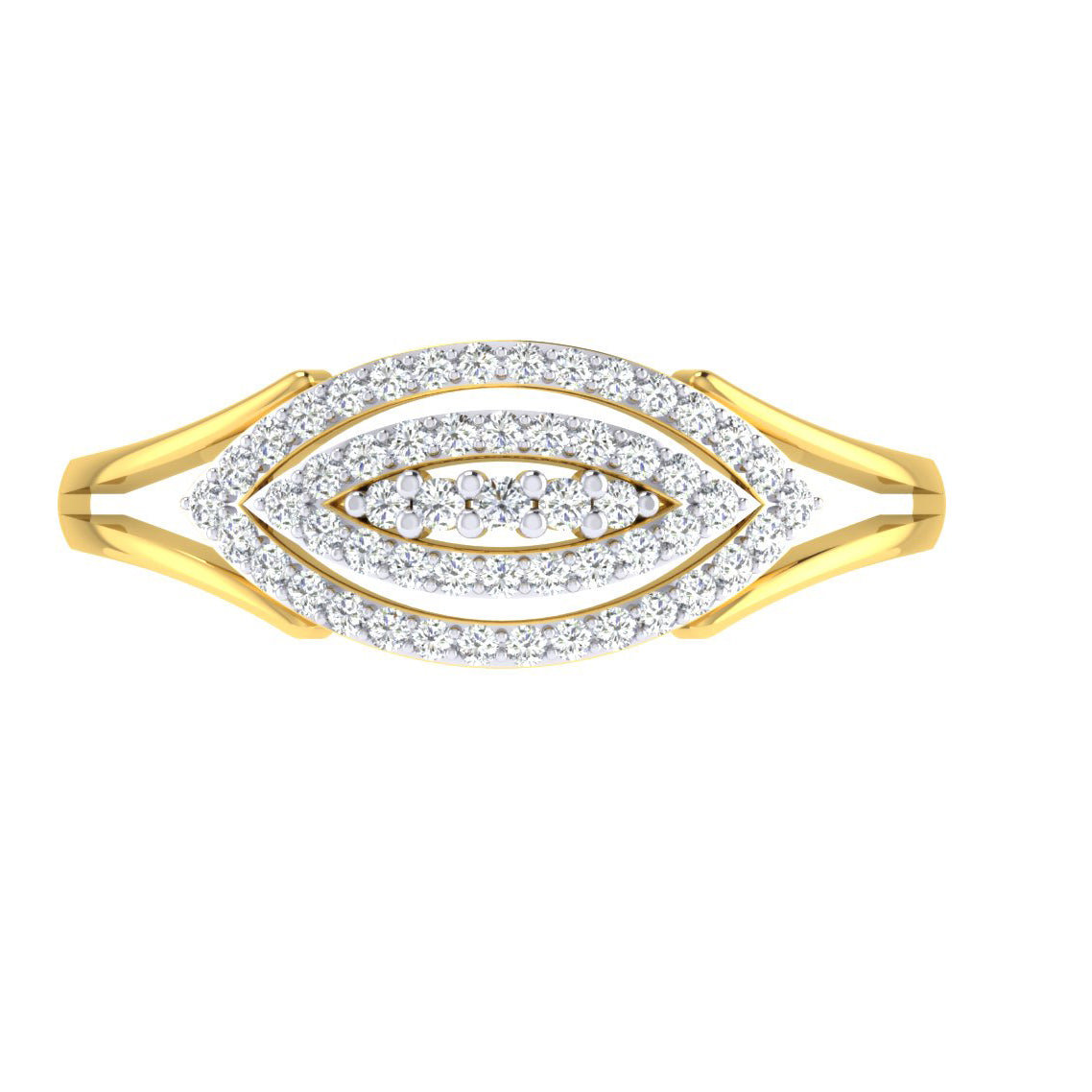 Moonlit Mosaic 18Kt Diamond Ring