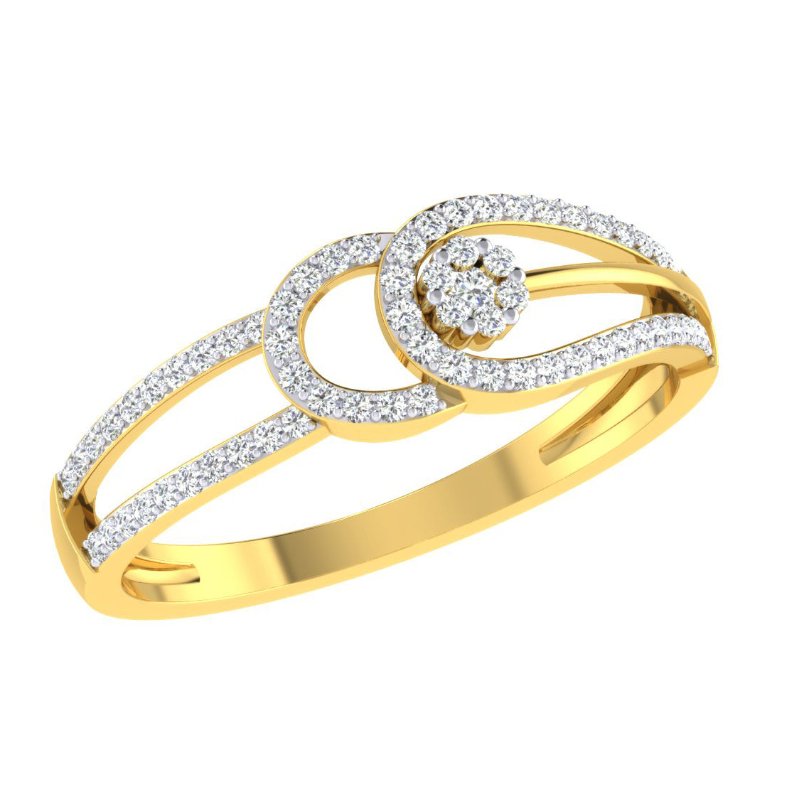 Prismatic Passion 18Kt Diamond Ring