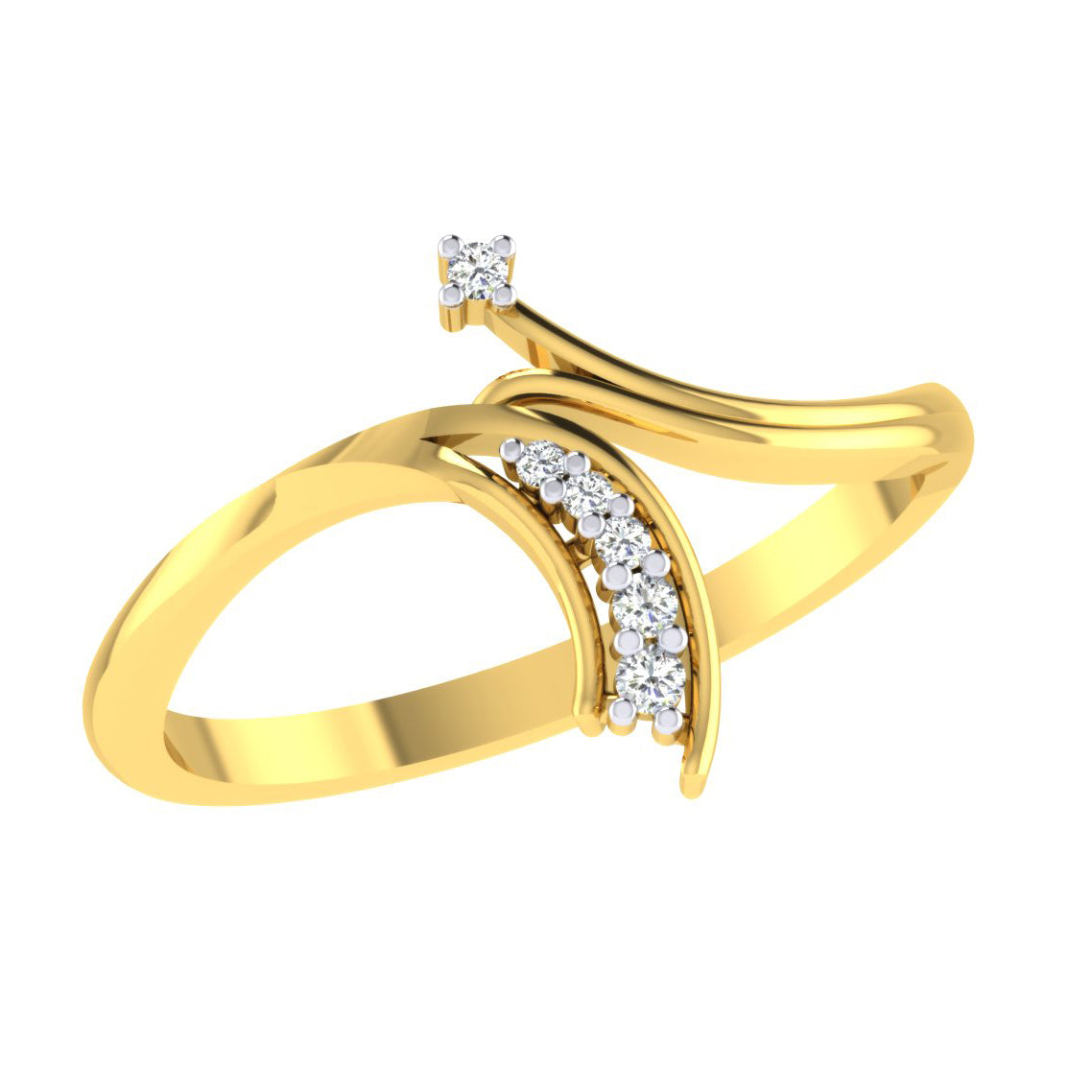 Gossamer Gazebo 14Kt Diamond Ring