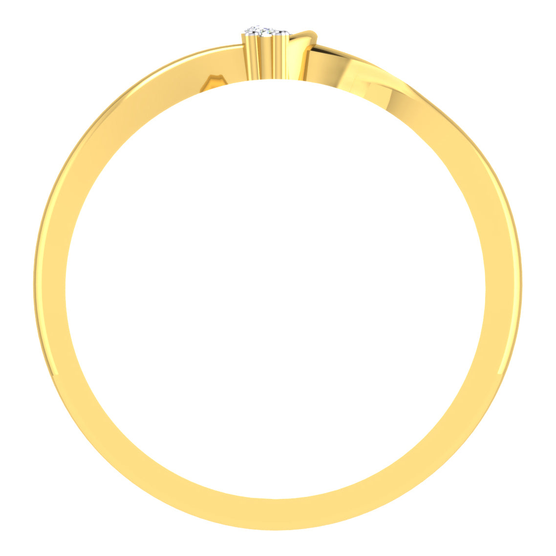 Tranquil Tides 14Kt Diamond Ring