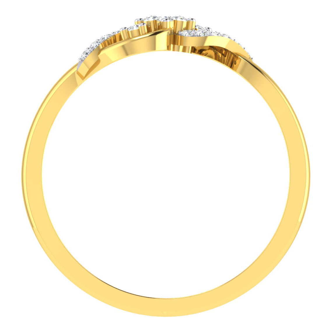 Enchanted Ember Effervescence 14Kt Diamond Ring