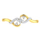 Enchanted Ember Effervescence 14Kt Diamond Ring