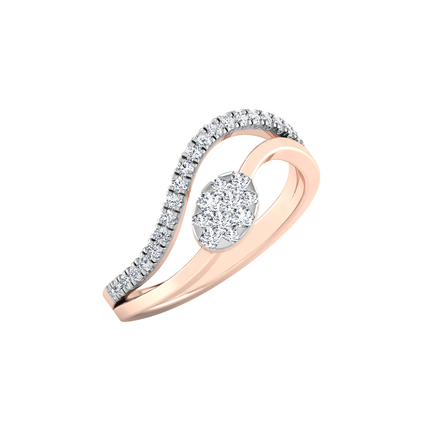 Lagoon Luminary 18Kt Diamond Ring