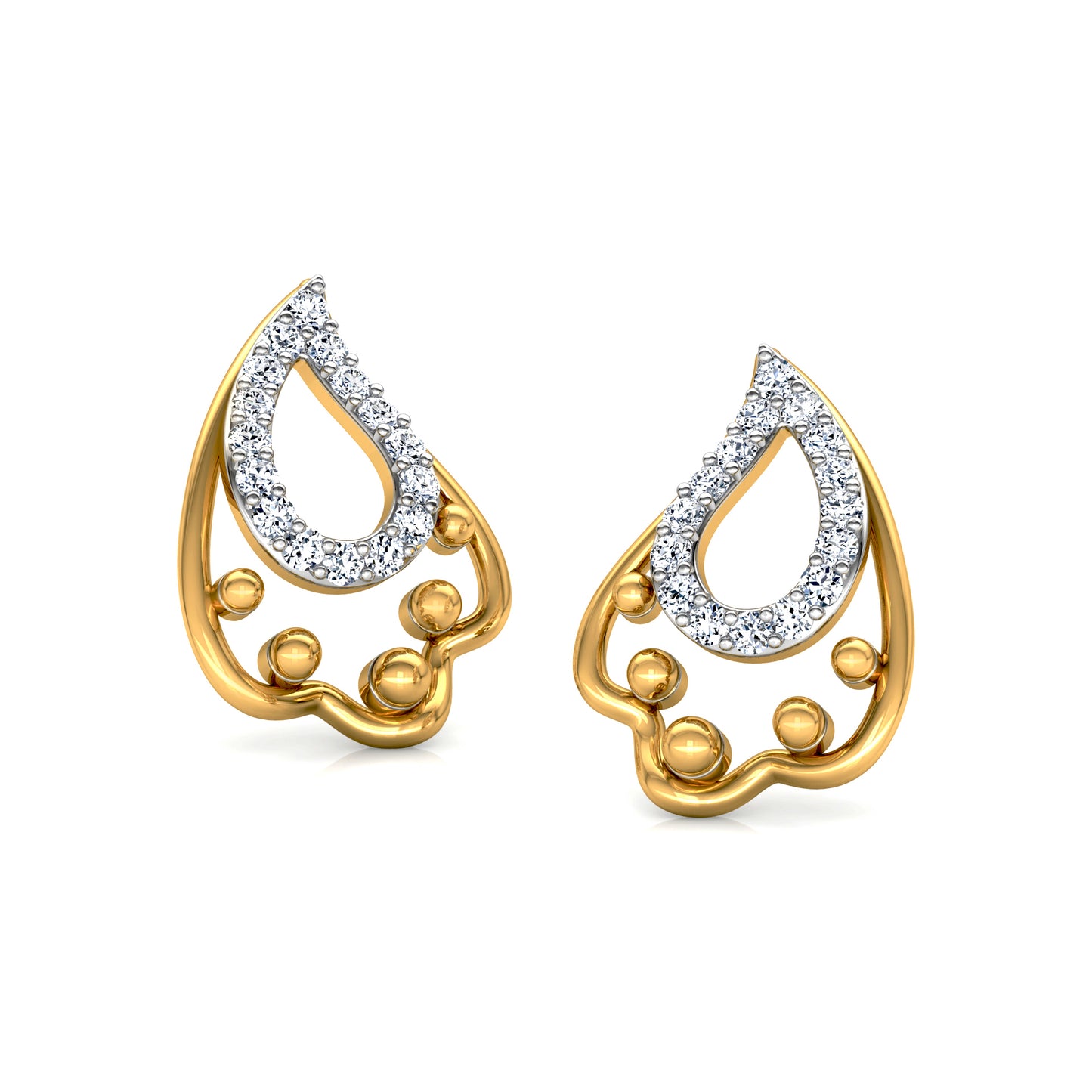 Heavenly Haze Earrings 18K