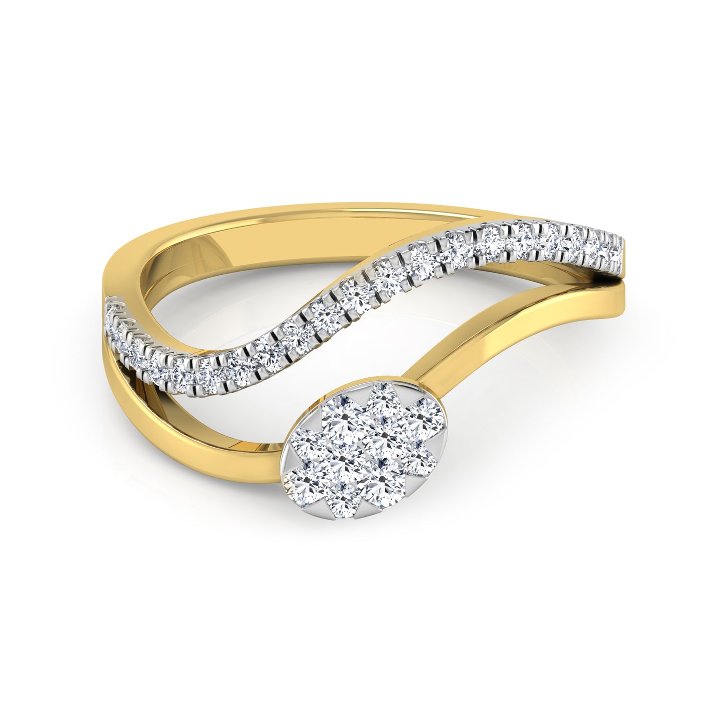 Lagoon Luminary 18Kt Diamond Ring